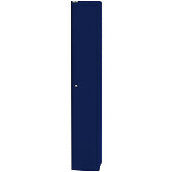 Bisley Metall Schließfach 1 Tür 1 abteile Schlüssel 305 x 305 x 1.802 mm Oxfordblau