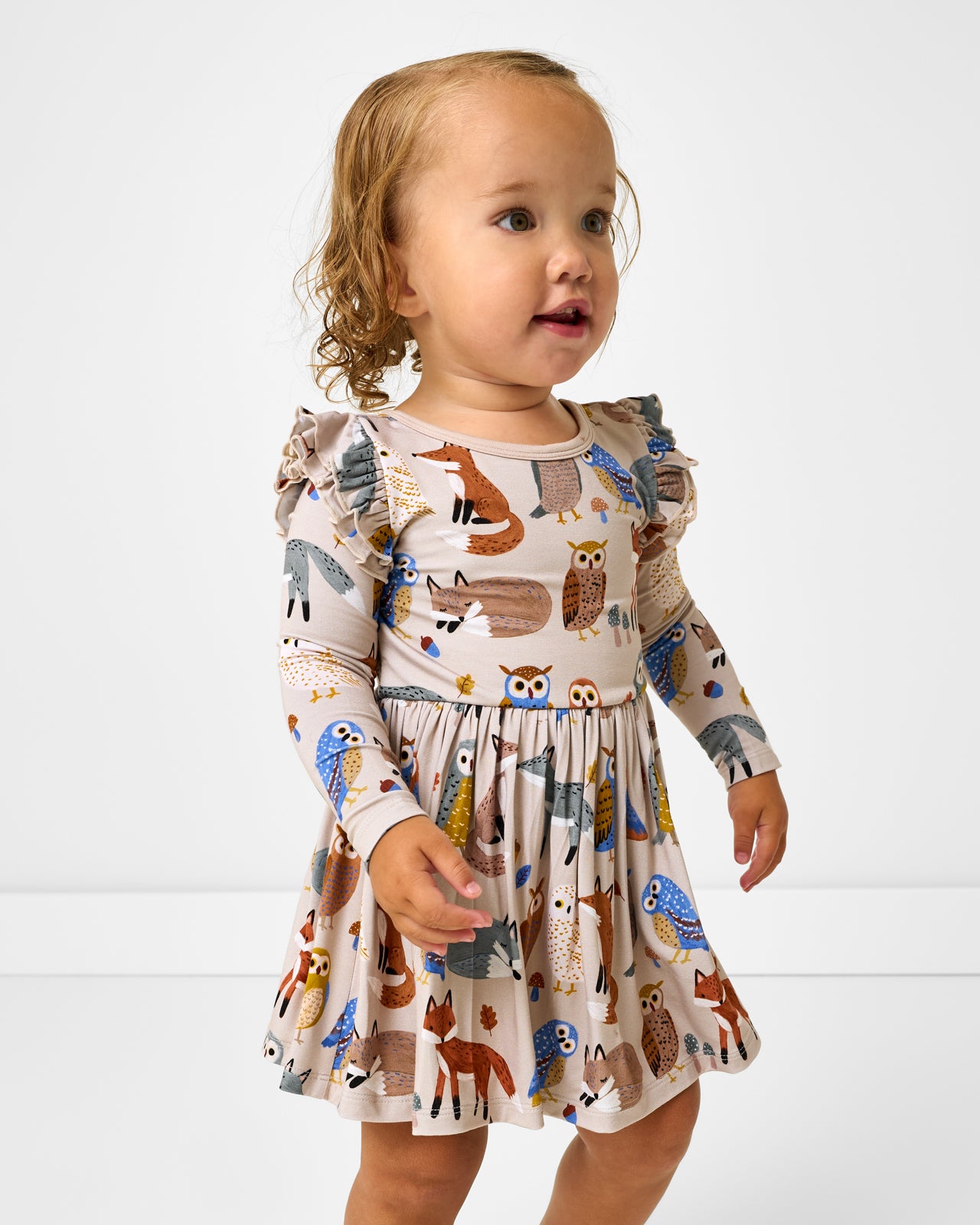 Twilight Pals Flutter Skater Dress with Bodysuit - 18-24 months