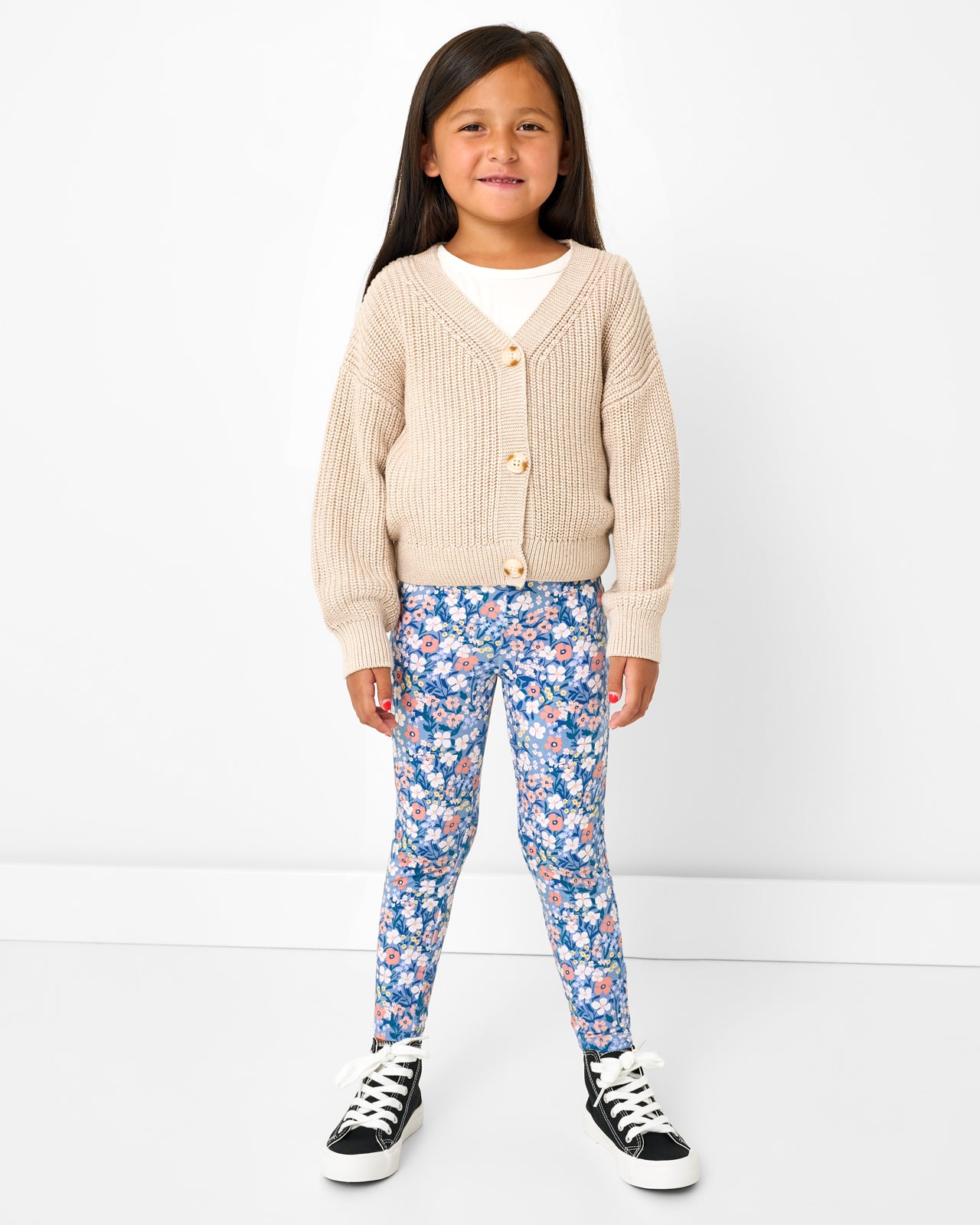 Natural Heather Cropped Sweater - 18-24 months