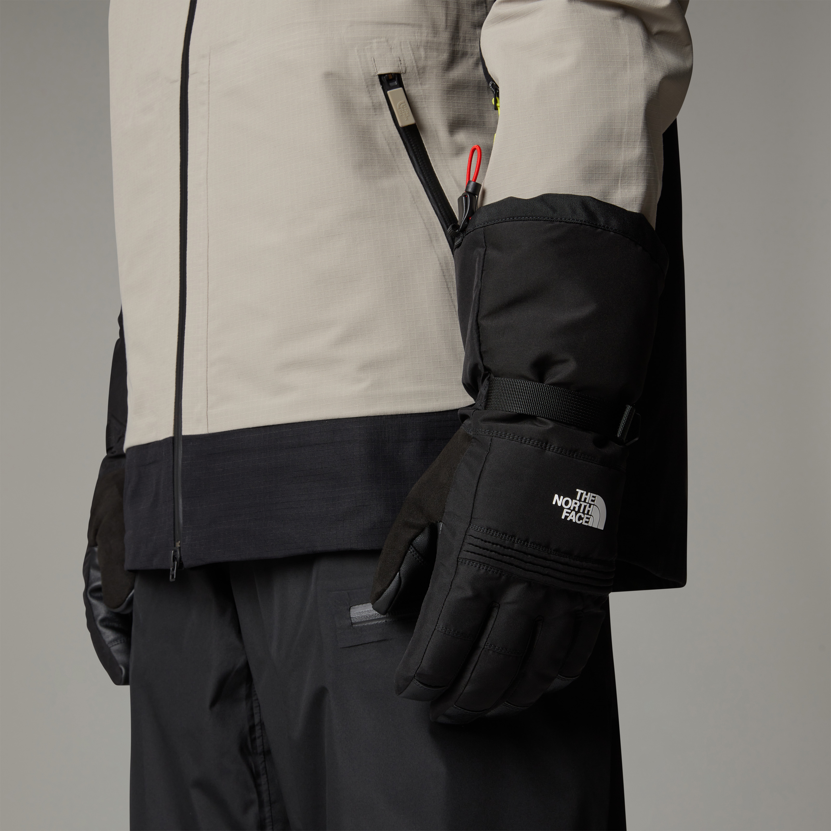 Skihandschuhe THE NORTH FACE "M MONTANA SKI GLOVE", Herren, Gr. M, tnf schwarz, Obermaterial: 100% Polyester, Handschuhe Image