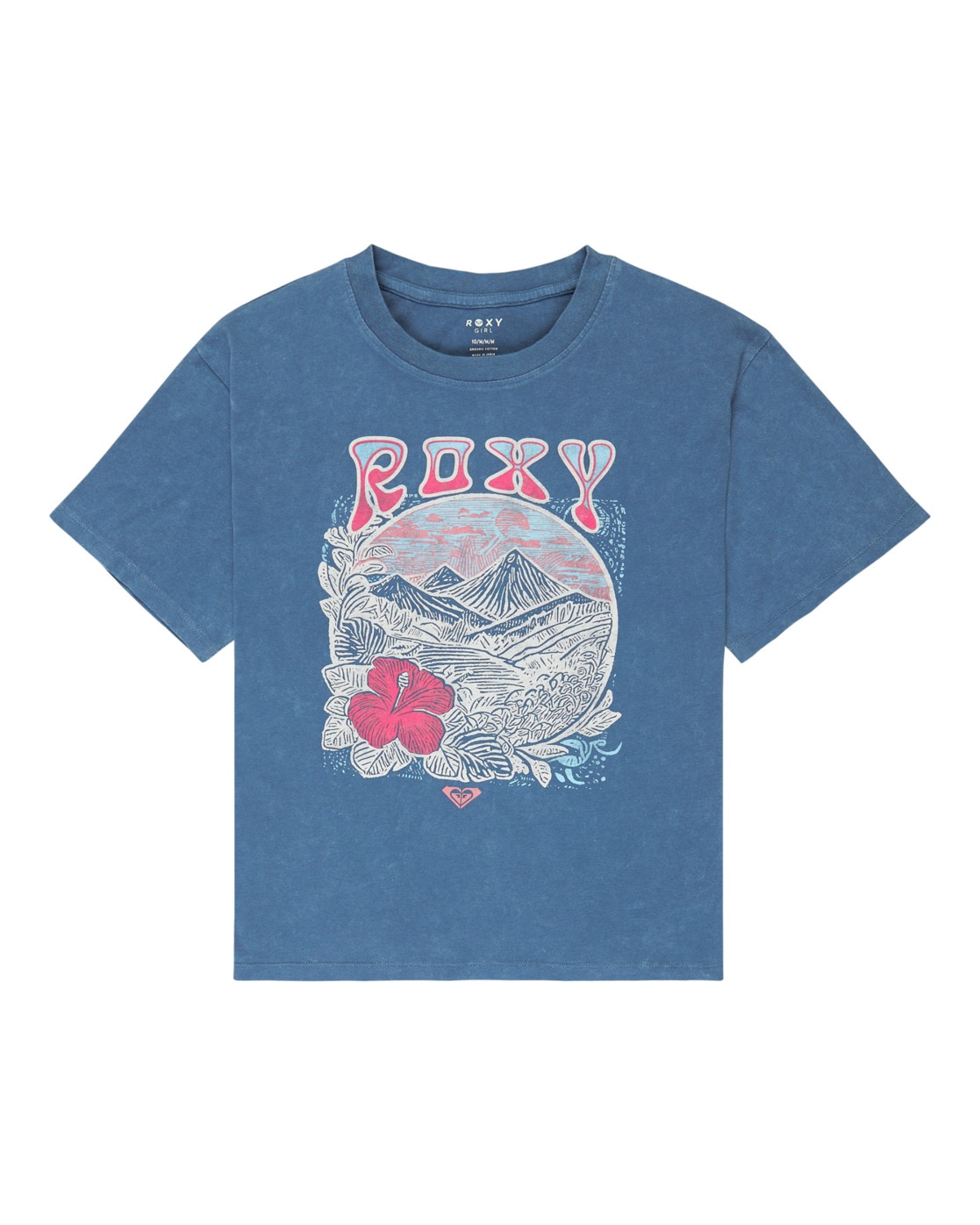 Oversize-Shirt ROXY "Eve Washed", Kinder, Gr. 12(148-156cm), vintage indigo, 100% Baumwolle, Shirts Image