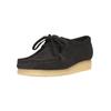 Mokassin CLARKS "Wallabee", Damen, Gr. 42, braun, Kalbsleder, casual, Schuhe, im kultigen Design mit hohem Tragekomfort