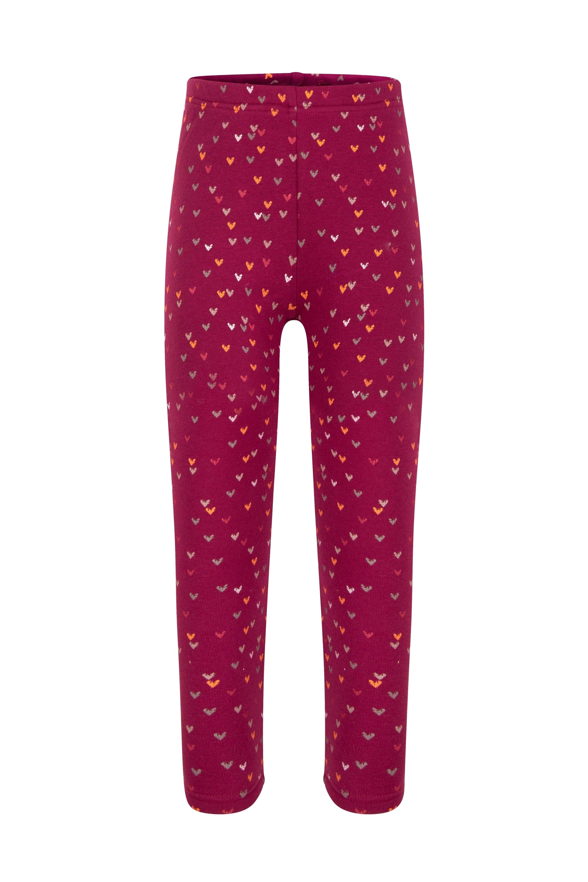 Sommerkleid HAPPY GIRLS "leggings", Mädchen, Gr. 128, EURO-Größen, berry, Stoff, 100% Polyester, normal, Kleider Image