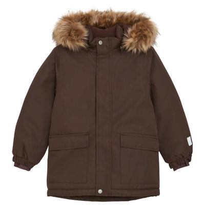 Minymo - Kid's Snow Jacket with Fur - Winterjacke Gr 104 braun