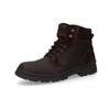 Winterboots CAMEL ACTIVE, Herren, Gr. 42, braun (cafe), Leder, casual,modisch, Schuhe, Schnürboots, Stiefel mit Warmfutter
