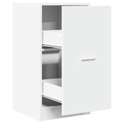 vidaXL Apothekerschrank Weiß 40x41x77,5 cm Holzwerkstoff Image