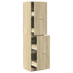 vidaXL Apothekerschrank Sonoma-Eiche 40x41x174,5 cm Holzwerkstoff Image