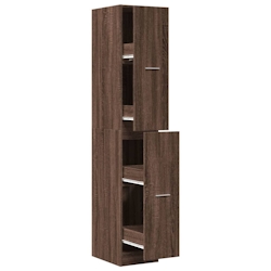 vidaXL Apothekerschrank Eichen-Optik 30x41x174,5 cm Holzwerkstoff Image