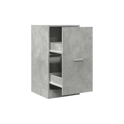 vidaXL Apothekerschrank Betongrau 40x41x77,5 cm Holzwerkstoff Image