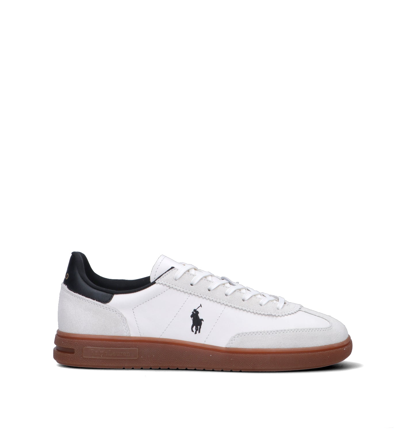 POLO SPORT Sneaker donna bianca in pelle