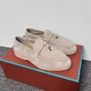 Hochwertige, bequeme, vielseitige Freizeitschuhe, lässige Paarschuhe, weiche Slip-On-One-Step-Schuhe aus echtem Leder, Sommerschuhe