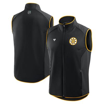 Boston Bruins Authentic Pro Weste mit durchgehendem Reißverschluss – Herren Image