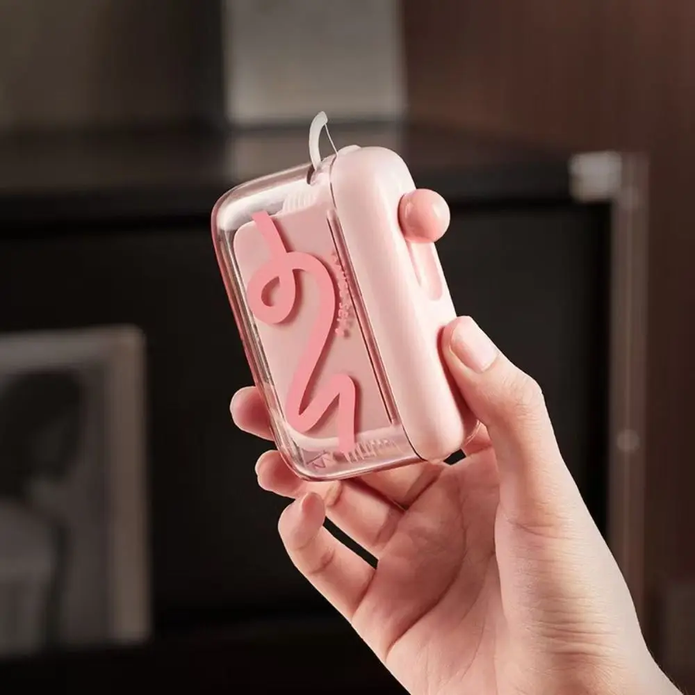 Neuer automatischer ausziehbarer Zahnseidenspender mit 10 Stück Zahnseide-Mundpflege-Zahnseide-Organizer, Einweg-Zahnseide-Sticks Image