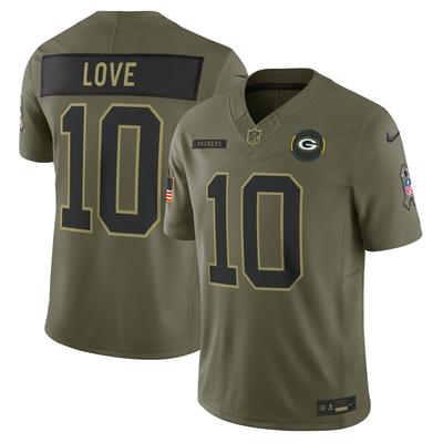 Green Bay Packers Nike 2025 Salute To Service Trikot - Jordan Love - Herren Image