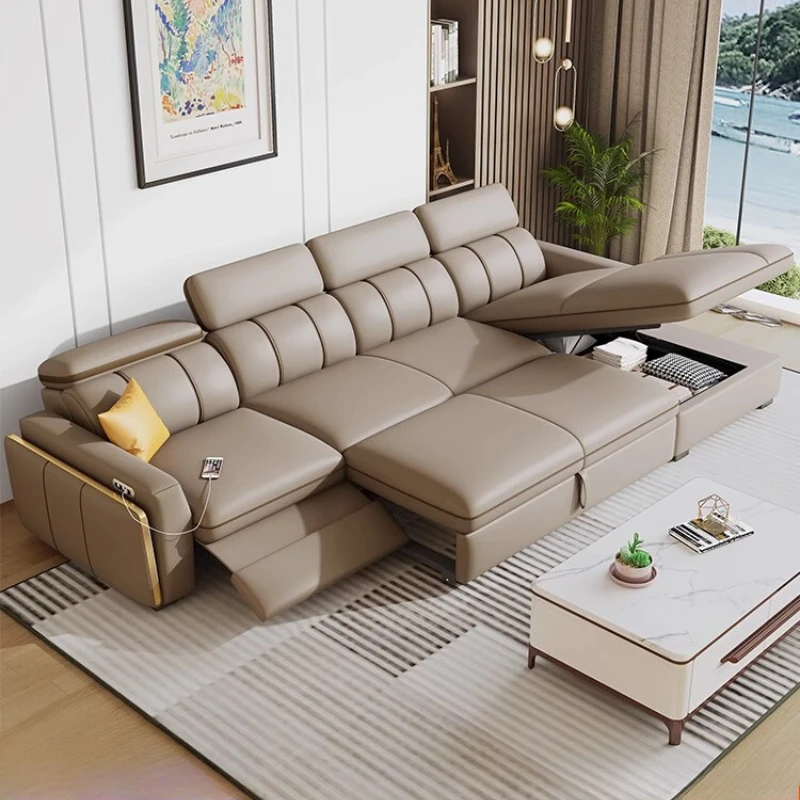Luxus Designer Moderne Sofas Klapp Elektrische Ausziehbare Haus Boden Liege Sofa Loveseat Große Schlafsofa Wohnzimmer Möbel