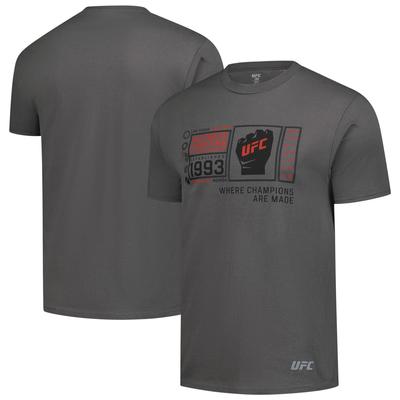 Anthrazitfarbenes UFC Where Champions Are Made T-Shirt für Herren Image