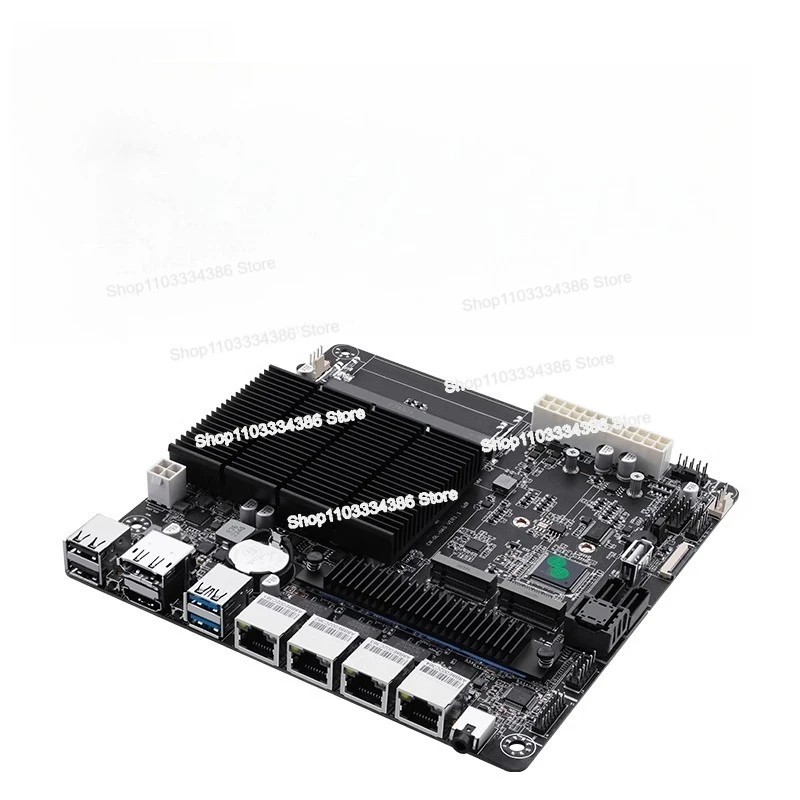 N5105/8505/N100/N305/N150/N355 Multi-M2 6 * SATA skalierbare 10-Gigabit-NAS-Hauptplatine Image