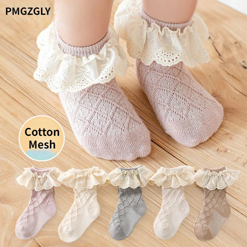 Kinder Prinzessin Socken Baumwolle Kinder Mädchen Socken Mit Großen Bögen Kniehohe Für Mädchen Neugeborene Baby Lange Socke Herbst Winter Stil Image
