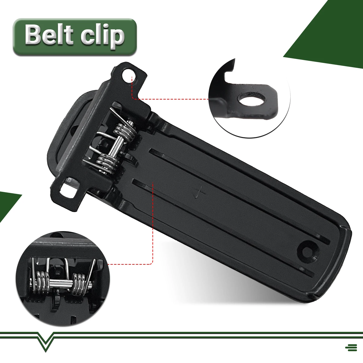 2/10PCS Baofeng UV-13 Pro Walkie Talkie Gürtel Clip 100% Original Walkie Talkie Zubehör für Baofeng UV-13 Pro zwei Weg Radio Image