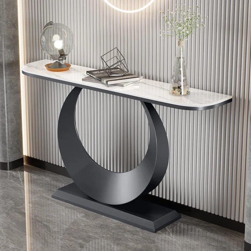 Tables De Console gothiques modernes De luxe nordique mignon Table d'angle Senior meubles Simple Mesa De Entrada meubles salon