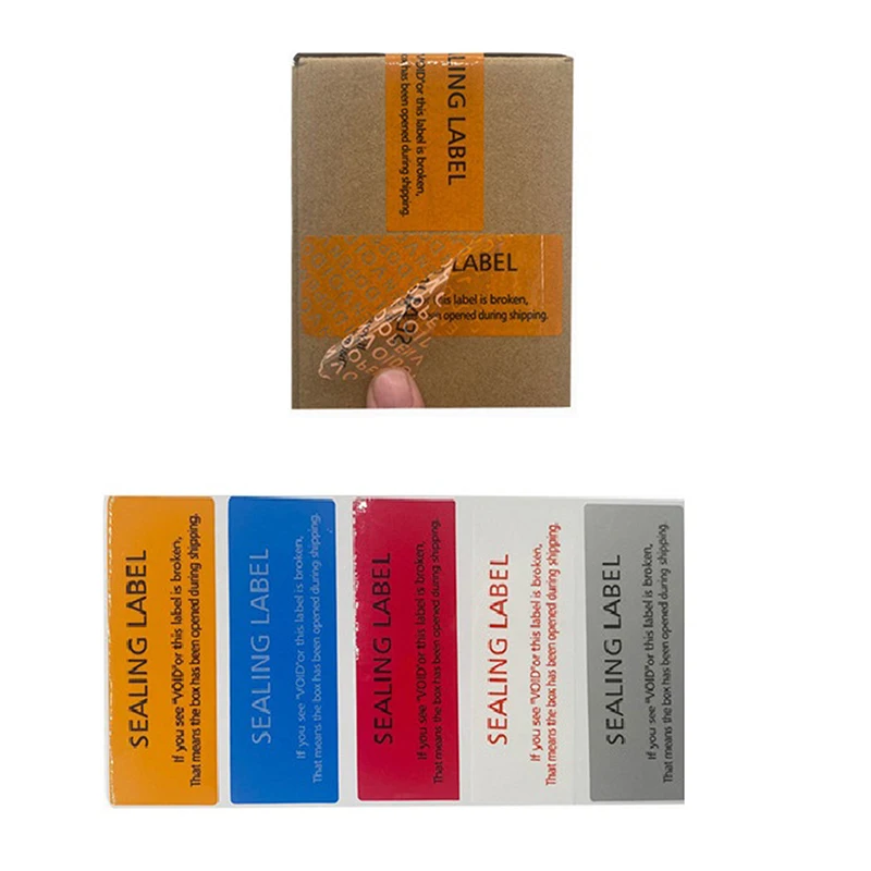 100/50 Stück Garantieschutzaufkleber, Sicherheitssiegel, sprödes Papier, manipulationssicher, Garantie erlischt, Etikettenaufkleber, selbstklebendes Etikett Image