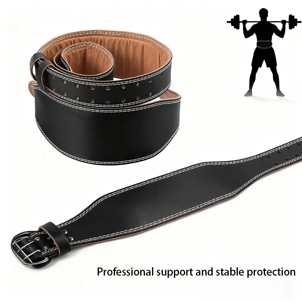 Taille Unterstützung Sport Sicherheitsgurt Schutz Fitness Deep Squat Hard Pull Gewichtheben Gürtel PU Leder Fitness Gürtel Schutz ﻿