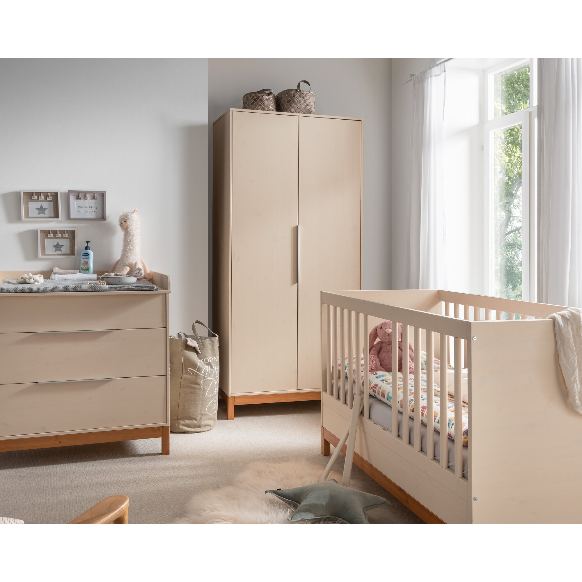 INFANSKIDS »Lina« Kleiderschrank creme