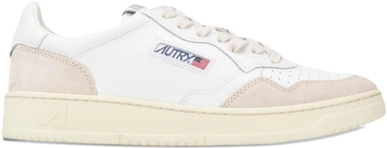 Autry Low-Top Sneaker - Sneakers Whiteburgundy - Gr. 41 (EU) - in Rot - für Herren