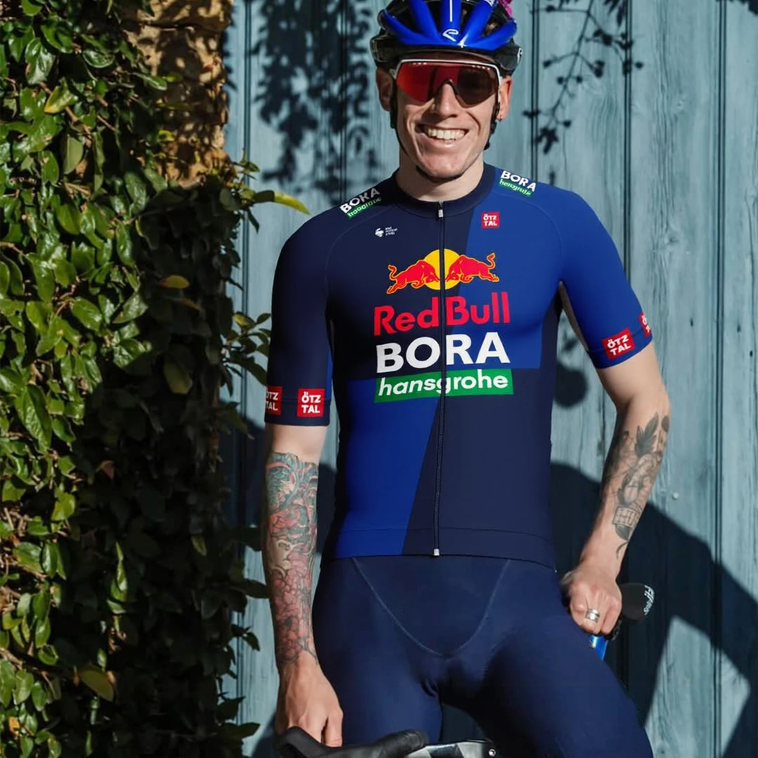 Red Bull Jersey Tute da ciclismo per uomo Abbigliamento Tuta da ciclismo da uomo Set di abbigliamento sportivo da uomo Abbigliamento da bicicletta Mtb Uomo Set corti Bici