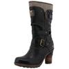 Winterstiefel MUSTANG SHOES "Palma", Damen, Gr. 41, Normalschaft, schwarz, Lederimitat, Textil, modisch, Schuhe, Kurzstiefel, Winterstiefel mit wärmendem Textifutter