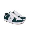 Skateschuh DC SHOES "Manteca 4 S", Gr. 11,5(45), grün (grün, weiß), 53.02% Leder, 46.98% Synthetikmaterial, Schuhe