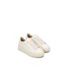 Plateausneaker MARC O'POLO "CORA", Damen, Gr. 38, weiß (sanftes weiß), Glattleder, unifarben, sportlich, Schuhe, Schnürschuh, Halbschuh, Klassik-Sneaker mit gepolstertem Schaftrand