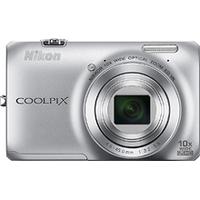 Nikon Coolpix S6300 16.0-Megapixel Digital Camera - Silver