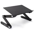 Lavolta Laptop Table Desk - Laptop Notebook Stand Adjustable - Ergonomic Breakfast Bed Tray Book Holder - Black