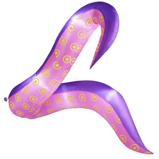 Costway 6.5 Ft Inflatable Tentacles with LED Lights and Suction Cups