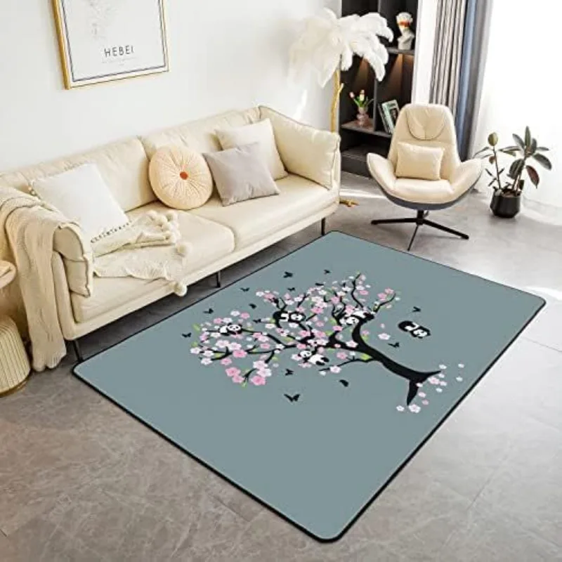Großer Teppich mit Fantasy-Thema, rutschfest, großer Teppich für Wohnzimmer, Schlafzimmer, Heimdekoration, wasserdicht, leicht zu reinigen, Bodenmatte, modisch Image