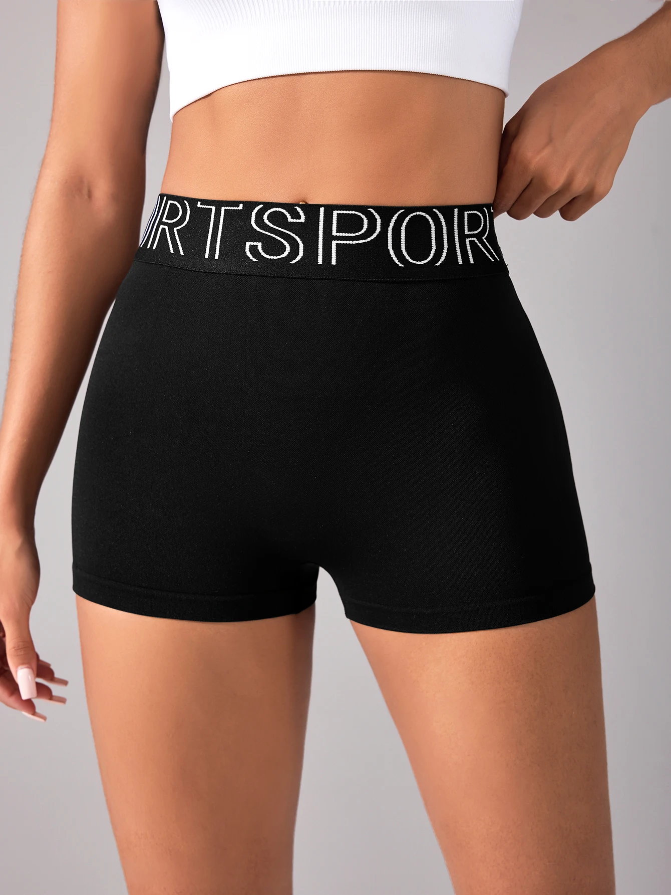 Pantaloncini da yoga Pantaloncini da fitness da donna Pantaloncini Leggings sportivi Pantaloncini da palestra per allenamento estivo a vita alta