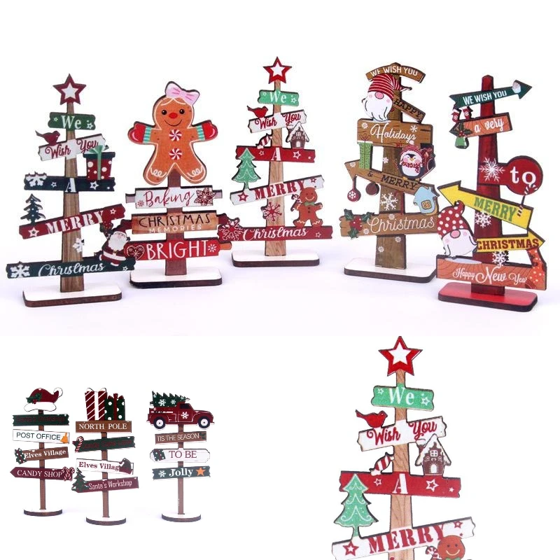 1Pcs 1:12 Weihnachten Straße Zeichen Garten Möbel Dekoration Puppenhaus Miniatur Modell Wohnkultur Spielzeug Puppe Haus Zubehör