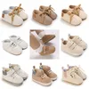 0-1Year Neue Baby Schuhe Retro Leder Junge Mädchen Schuhe Mehrfarbige Kleinkind Gummi Sohle Anti-rutsch Erste Wanderer Infant neugeborenen