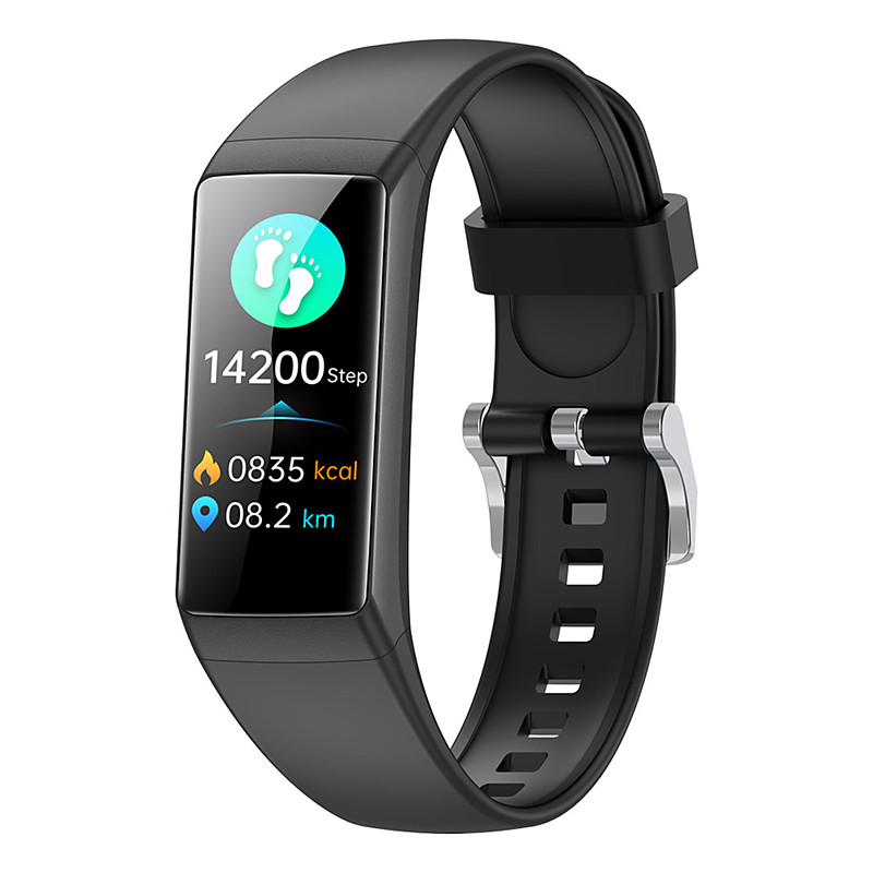 BK05 Smart Watch 0.96 inch Smart Band Fitness Bracelet Bluetooth Pedometer Call Reminder Fitness Tracker Compatible with Android iOS Unisex Long Standby Waterproof Media Control IP68 44mm Watch Case