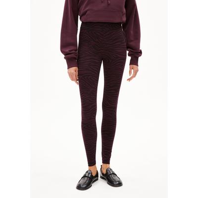 FARIBAA ZEBRARAA | Leggings aus Bio-Baumwoll Mix - rot (S) Image