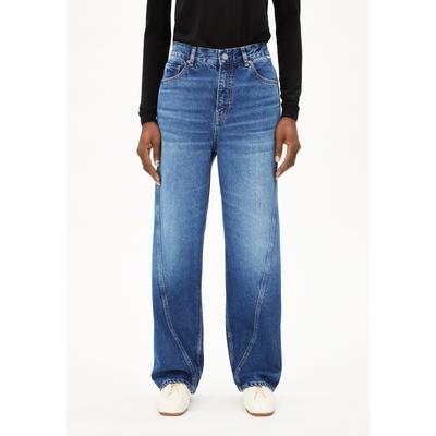 HAAYI | Wide Leg Low Waist aus recycelter Baumwolle - blau (33-32) Image