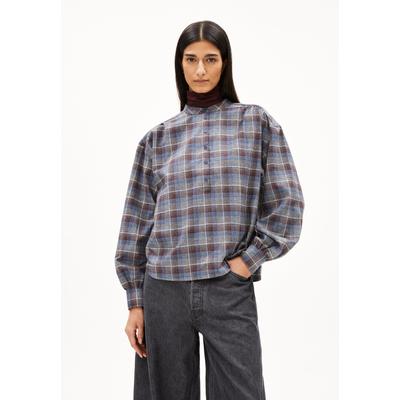 EFINARAA CHECK | Bluse aus Bio-Baumwolle - mehrfarbig (S) Image