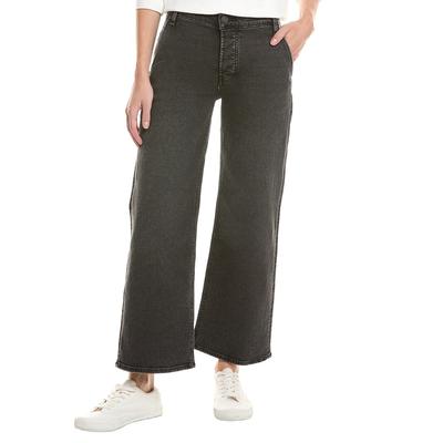Hudson Jeans Rosie High-Rise Smokey Trouser Wide Leg Ankle Jean