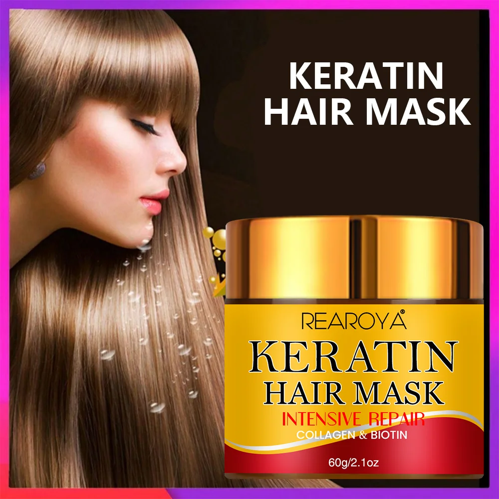 Hair Repairs Hair Mask Biotin Collagen Keratin Treatment Hairs Conditioner Hair Essential Oil Nourishing for Dry Damaged