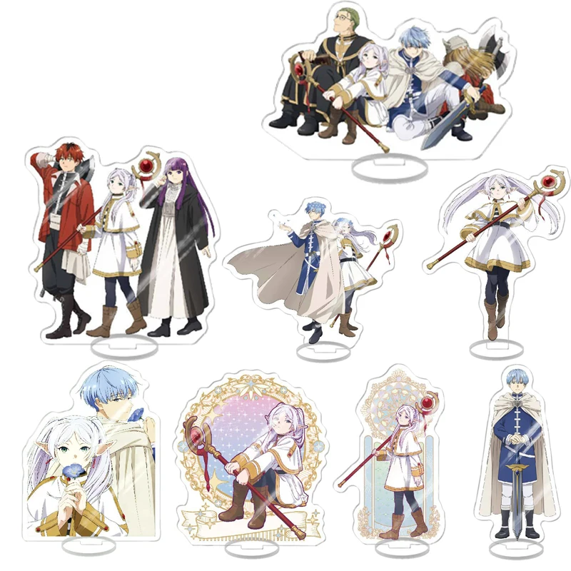 Frieren: Beyond Journey's End Acrylic Stand Anime Himmel Figure Model Desk Ornaments Collectible Character Display Stand Decor