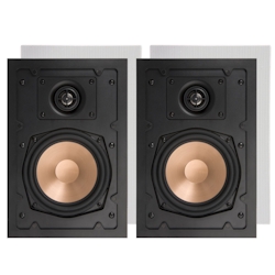 Artsound Happi, 2-Wege-Wandeinbaulautsprecher, rechteckig, 5,5 & 0,75 Zoll, 20-120W, weiß (2 Stk.) Image