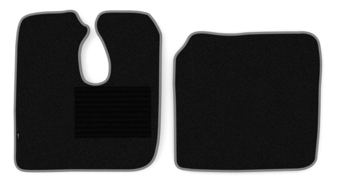 F-CORE Fußmattensatz MAN MT07 GRAY Autofußmatten Image