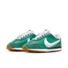 Sneaker NIKE SPORTSWEAR "Pacific", Gr. 39, evergrün aura, weiß, schwarz, total orange, Textil, Leder, sportlich, Schuhe