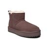 Bootsschuh ROSEMUNDE "Evelyn Leather Elastic Boot", Damen, Gr. 40, braun (dunkelbraun), Obermaterial: 100% Rindveloursleder. Futter: 100% Lammfell, unifarben, casual, Schuhe, Memory Foam für ultimativen Komfort und individuelle Passform.